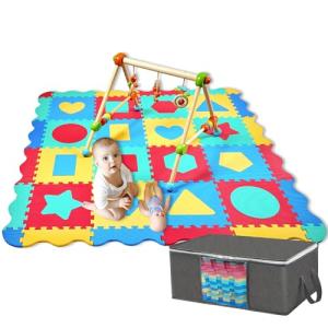 Cantoblanc® Alfombra Puzzle bebé Acolchada. Tapete de Activ…