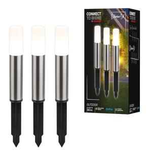 Briloner - Sistema de jardín Connect to Shine de 12 V, jueg…