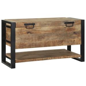 vidaXL Caja de Almacenamiento 80x35x45 cm de Madera Sólida…