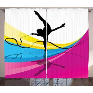 ABAKUHAUS Gimnasia Cortinas, Adolescente, Sala de Estar Dor…