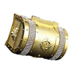 TOVINANNA Caja de Joyas Pequeña de Metal Organizador Retro…