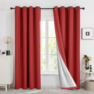 Deconovo Cortinas Térmicas de Salón Suave Moderno Original…