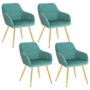 WOLTU 4 x Sillas de Comedor Nordicas Estilo Vintage Juego d…