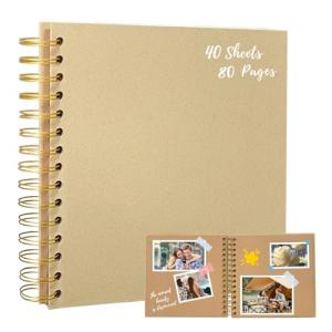 Bellanova 8 Pulgadas Album Scrapbook en Espiral, 20.5×20.5c…