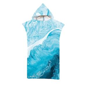 LOMTRATS Poncho de Surf de Secado rápido, Toalla Cambiante,…