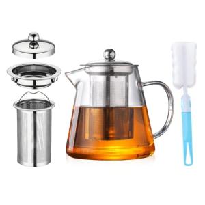 YISPIRIN [Estilo de actualización] Tetera de cristal, teter…