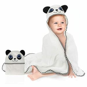 Ecomky Toalla Bebé con Capucha Capa Baño Infantil 100% Algo…