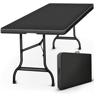 Tillvex Mesa Plegable Multifuncional 180 x 75 cm Óptica Rat…