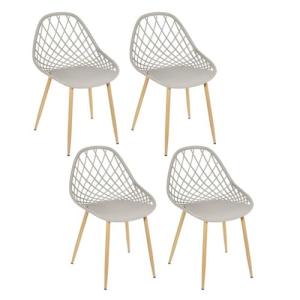 HOME DECO FACTORY, Juego de 4 sillas al Aire Libre, Málaga,…