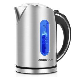 Aigostar King – Hervidor de Agua Eléctrico de Acero Inoxida…