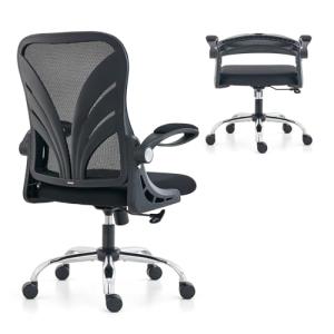 HOLLUDLE Silla de Oficina Ergonómica con Respaldo Plegable,…
