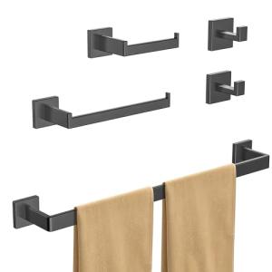 AIKER 60cm Toalleros De Baño,5 PCS Inoxidable SUS304 Engros…