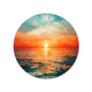 murando - Cuadro Redondo Paisaje 40x40 cm Cuadro en lienzo…