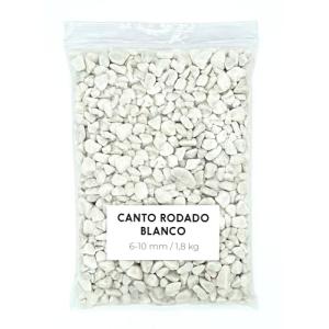 Canto Rodado Blanco 1,8kg - Piedras Decorativas - Piedras D…