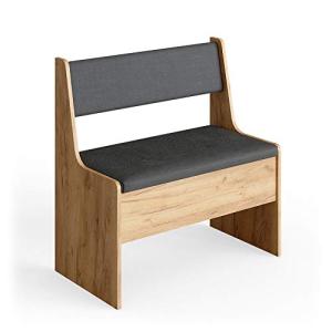 Vicco Banco de Comedor Roman, Arena/Antracita, 76 x 42 cm