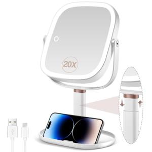 Espejo de Maquillaje con iluminación, Espejo de Aumento de…