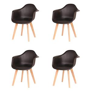 BenyLed Pack de 4 Sillón Tower Silla de Comedor Silla Escan…