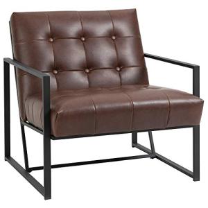 homcom Sillón de Estilo Industrial Acolchado con Botones de…