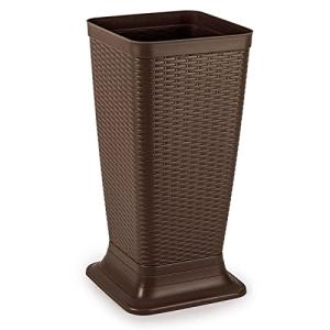 AC - Paragüero de plástico - Modelo Rattan - Soporte para P…