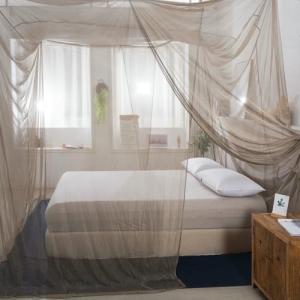 Dosel de cama con protección EMF de fibra de plata, WiFi/5G…