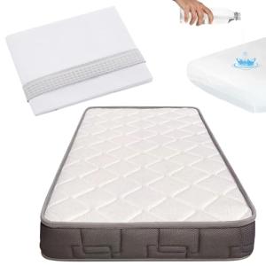 Colchón Maxicuna con Protector Colchón Impermeable y Sábana…