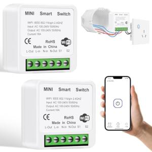 AXFEE Interruptor Inteligente Wifi, Interruptor WiFi Inteli…