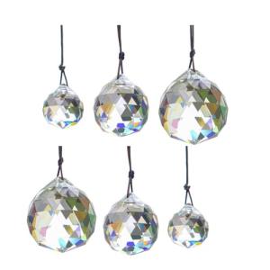 Naisfei 6 cristales atrapasueños para colgar, 20/30/40 mm,…