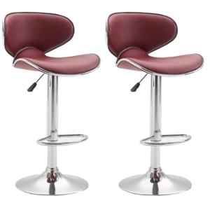 CLP Set De 2 Taburetes Las Vegas Tapizados En Simil Cuero I…