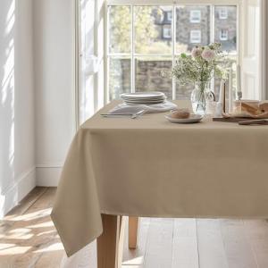 Deconovo Mantel Lino Mantel Mesa Rectangular 140x240cm Mant…