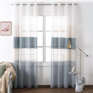 Dalina Textil -Cortina Translúcida para Salón Dormitorio 2…