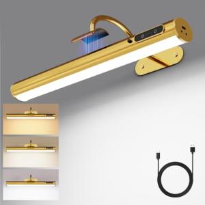 Yinglap Aplique pared sin cable, luz cuadros sin cable, 400…