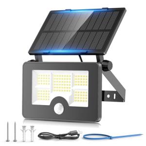 OHAYORI Luz Solar Exterior con Sensor de Movimiento, 122LED…
