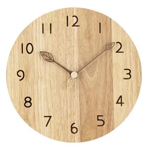 VIVILINEN Reloj de Pared de Madera de 30 cm Silencioso, Est…