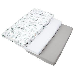 Medi Partners Sabana Bajera Cuna 60x120 Set de 3-100% Algod…