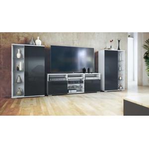 Vladon Mueble de Pared Davos para Sala de Estar, Compuesto…