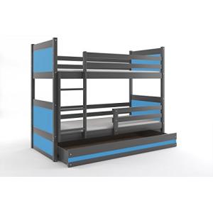 Rico litera para niños, sólido de madera para niños camas c…