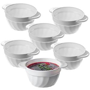 KADAX Tazas soperas, 650 ml, cuencos de cristal reforzado,…