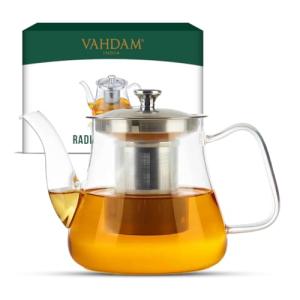 VAHDAM, Radiance- Vaso de té con infusión | 1000 ml té tarr…