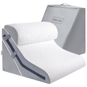 Almohada de cuña para dormir, juego de almohada ortopédica…
