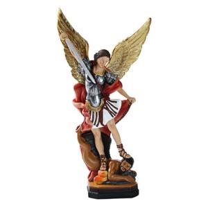 ETUCYNG 22x12x6cm Estatua Coloreada De, Figura Arcángel Mig…