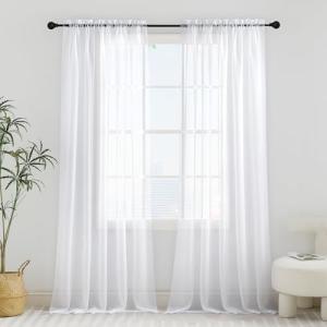 PONY DANCE Cortinas Salon Modernas 2 Piezas con Bolsillos,…