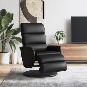 Homgoday Sillón reclinable con reposapiés Cuero sintético N…