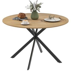 HOMCOM Mesa de Comedor Redonda para 4 Personas Mesa de Coci…