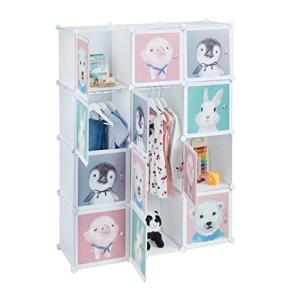 Relaxdays Armario Modular Infantil, 8 Compartimentos, Puert…