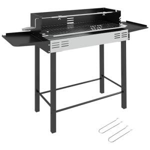 Outsunny Barbacoa de Carbón Barbacoa Portátil 118x32x90 cm…