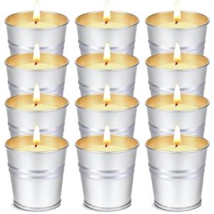 Vela Citronela Exterior, 12 Piezas Velas para Exterior Cera…