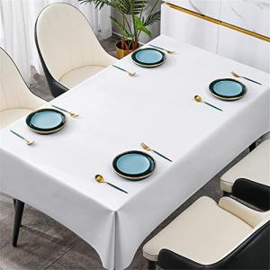 Chickwin Mantel Antimanchas Rectangular Color Sólido PVC Ma…