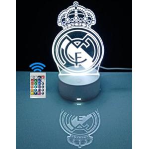 famvacor Lámpara decorativa mesita de noche escudo Madrid l…