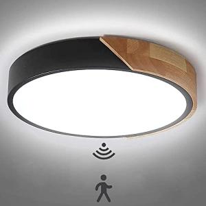 Plafón LED con Detector de movimiento interior 6000K Lámpar…