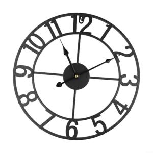 Snowchecking Reloj de pared de metal vintage de 34 cm/40 cm…